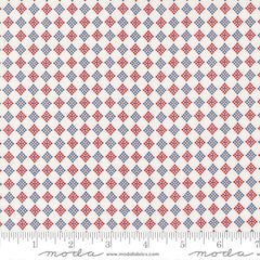 Graze Vanilla Blue Ribbon Yardage by Sweetwater for Moda Fabrics