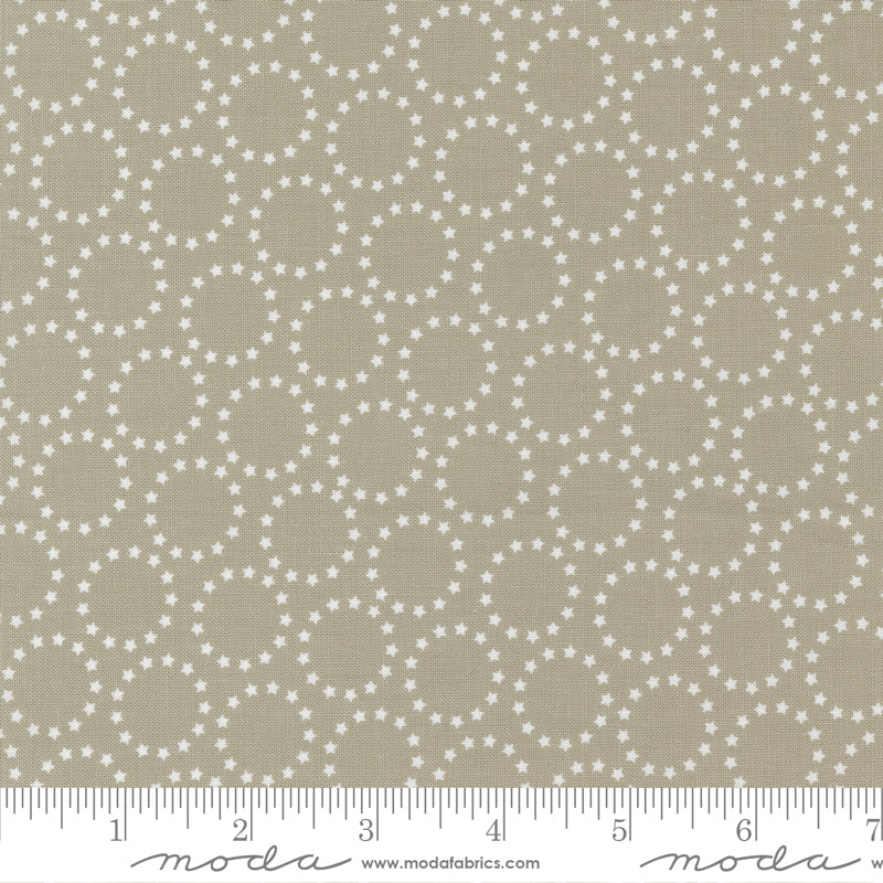 Stateside Taupe Stars Yardage by Sweetwater for Moda Fabrics