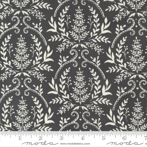 Happiness Blooms Slate Ferns Foliage yardage by Deb Strain for Moda Fabrics