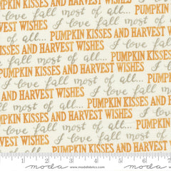 Harvest Wishes Whitewashed Fall Words Yardage by Deb Strain for Moda Fabrics