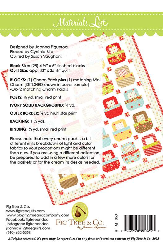 A Tisket A Tasket Quilt Pattern by Fig Tree & Co.