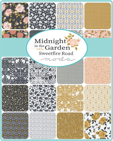 Midnight in the Garden Jelly Roll by Sweetfire Road for Moda Fabrics