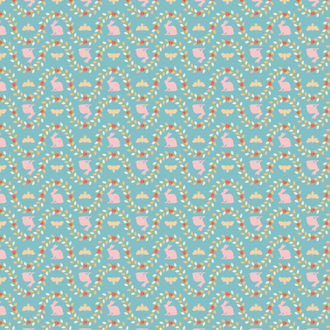 Poppie's Patchwork Club Blue Benjamin Yardage by Lori Woods for Poppie Cotton Fabrics