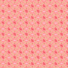 Poppie's Patchwork Club Pink Benjamin Yardage by Lori Woods for Poppie Cotton Fabrics