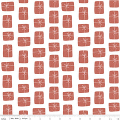 Warm Wishes White Packages Yardage by Simple Simon & Company for Riley Blake Designs