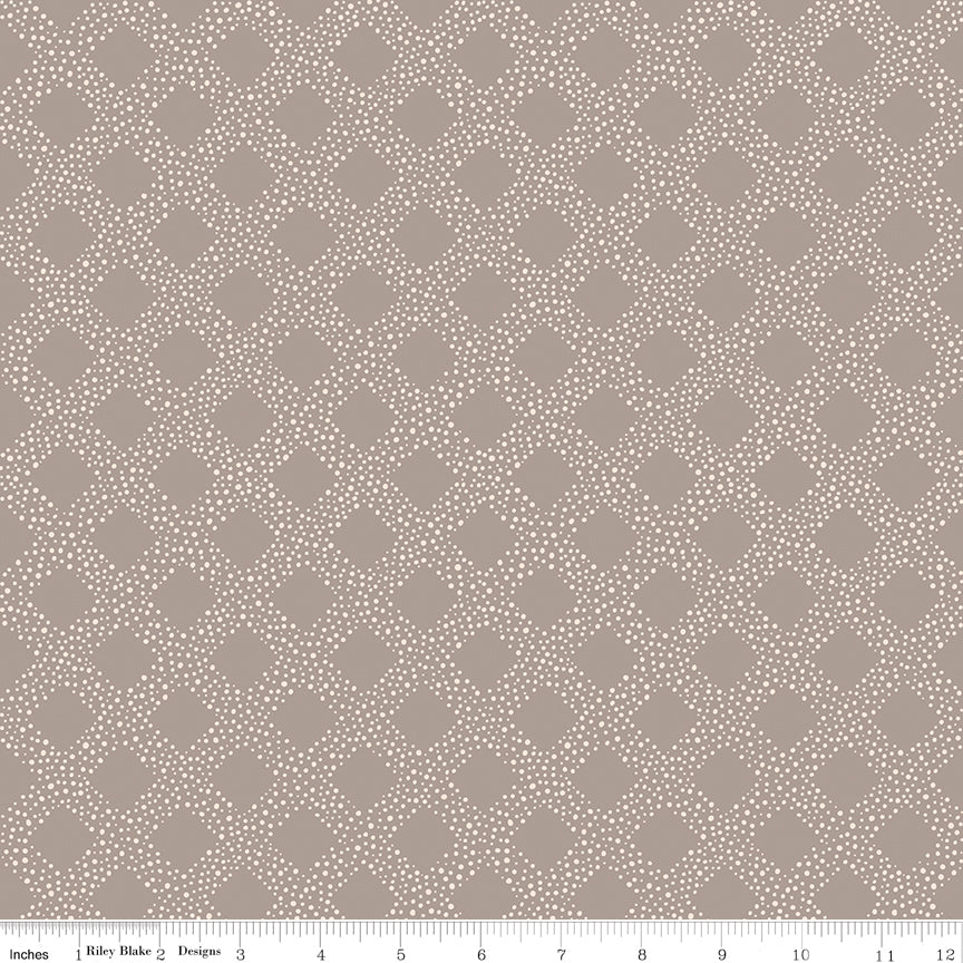 Harmony Gray Lattice Yardage by Melissa Lee for Riley Blake Designs