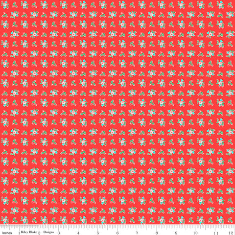 Quilt Fair Red Ditzy Yardage by Tasha Noel for Riley Blake Designs