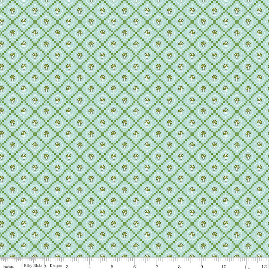 Enchanted Meadow Songbird Mushrooms Yardage by Beverly McCullough for Riley Blake Designs
