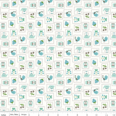 Cook Book Cottage Stamps Yardage by Lori Holt for Riley Blake Designs