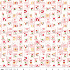 Cook Book Red Stamps Yardage by Lori Holt for Riley Blake Designs