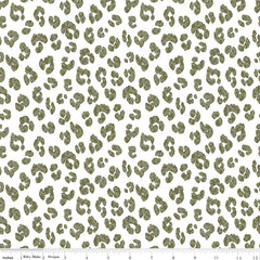 The Waterhole White Animal Yardage by Gabrielle Neil Design for Riley Blake Designs