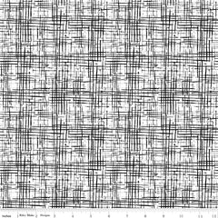 The Waterhole Black Hatching Yardage by Gabrielle Neil Design for Riley Blake Designs