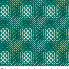 Bee Plaids Jade Barn Dance Yardage by Lori Holt for Riley Blake Designs