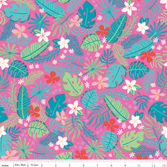 Sunshine Blvd Fuchsia Main Yardage by Amber Kemp-Gerstel for Riley Blake Designs