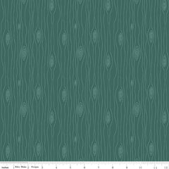 Love You S'more Teal Bark Yardage by Gracey Larson for Riley Blake Designs
