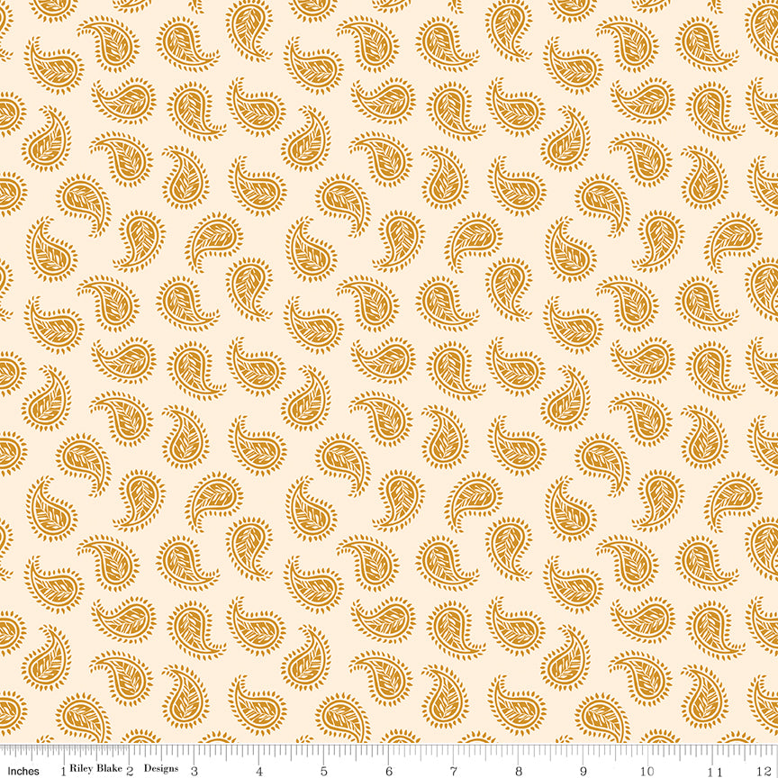 Elegance Ivory Embellished Yardage by Corinne Wells for Riley Blake Designs