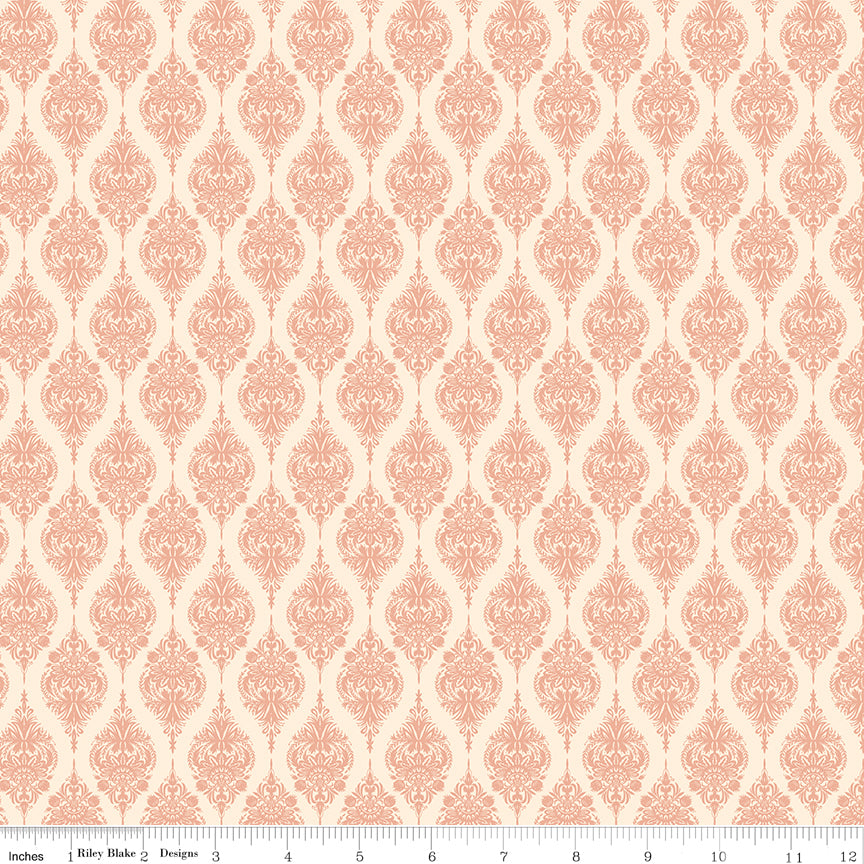 Elegance Dusty Rose Exquisite Yardage by Corinne Wells for Riley Blake Designs