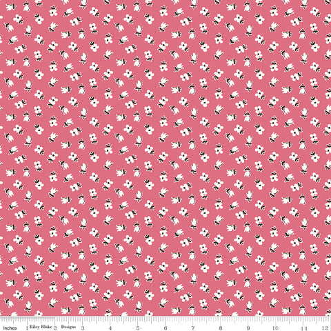 Prairie Tea Rose Calico Yardage by Lori Holt for Riley Blake Designs