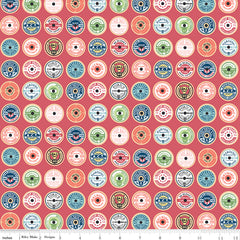 Sew Much Fun Tea Rose Scissors Yardage by Echo Park Paper for Riley Blake Designs