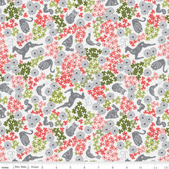 Fable Off White Fauna Yardage by Jill Finley for Riley Blake Designs