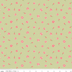 Fable Sage Buds Yardage by Jill Finley for Riley Blake Designs