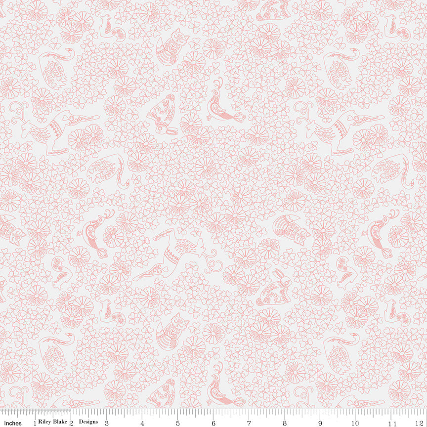 Fable Off White Tonal Yardage by Jill Finley for Riley Blake Designs