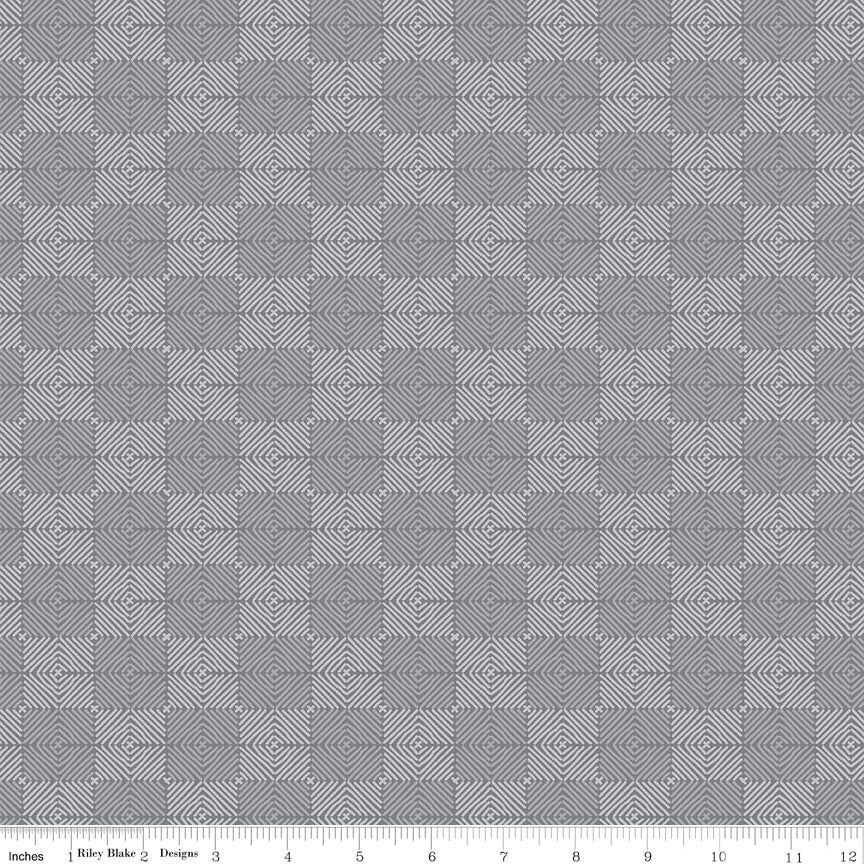 Fable Gray Tile Yardage by Jill Finley for Riley Blake Designs