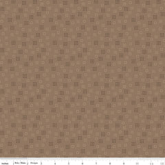 Calico Chestnut Squares Yardage by Lori Holt for Riley Blake Designs