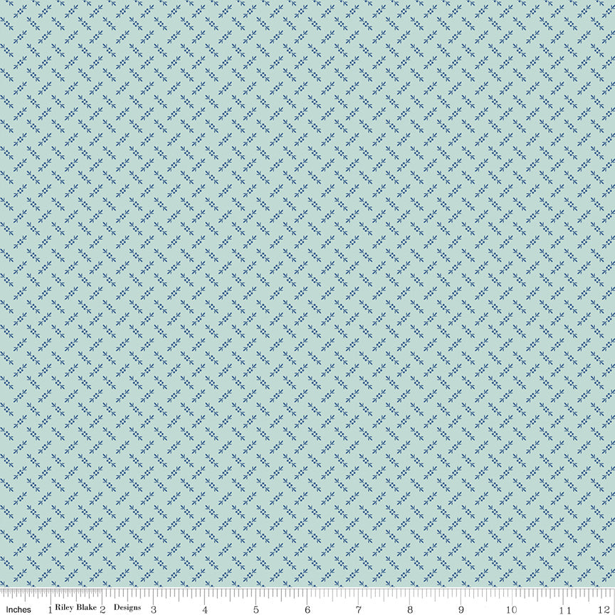 Calico Heirloom Songbird Shirting Yardage by Lori Holt for Riley Blake Designs