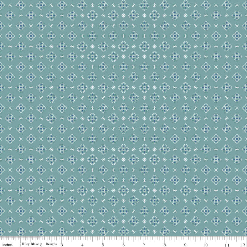 Calico Heirloom Cottage Starshine Yardage by Lori Holt for Riley Blake Designs