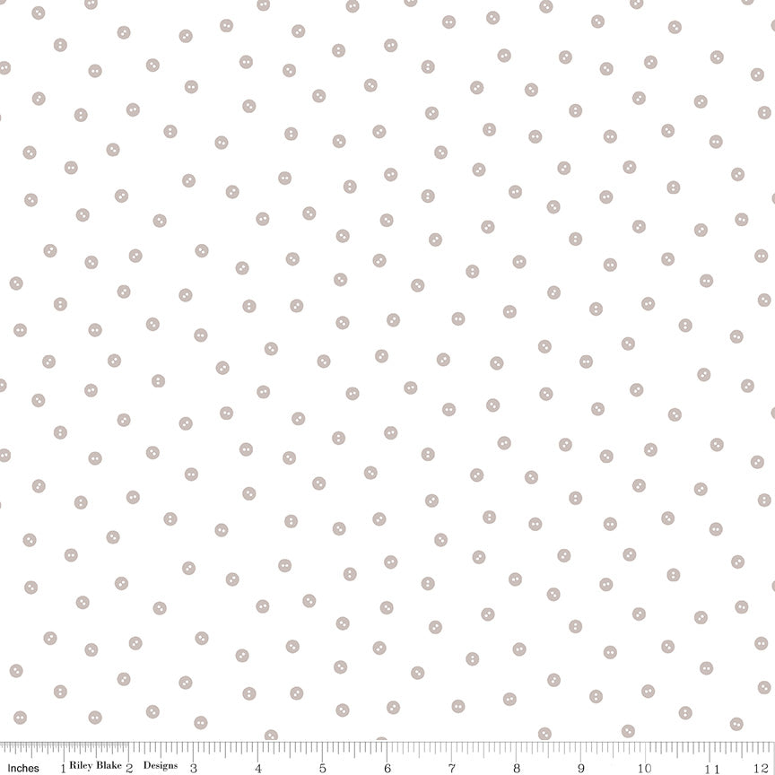 Hush Hush 2 Baby Buttons Yardage by Riley Blake Designers for Riley Blake Designs