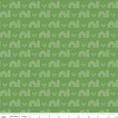 Sweet Acres Basil Barn Stitch Yardage by Beverly McCullough for Riley Blake Designs