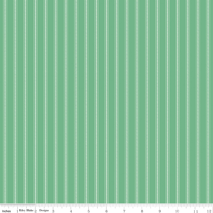 Sweet Acres Alpine Ticking Yardage by Beverly McCullough for Riley Blake Designs