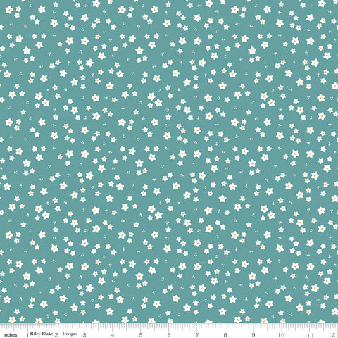 Sweet Acres Aruba Scattered Flowers Yardage by Beverly McCullough for Riley Blake Designs