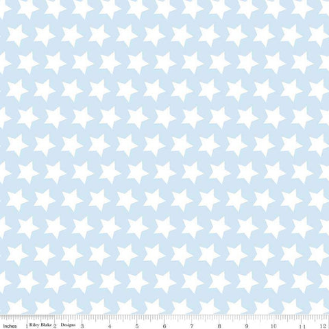 Stars Boy Blue Yardage by Riley Blake Designs