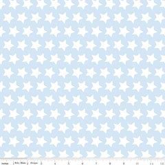 Stars Boy Blue Yardage by Riley Blake Designs