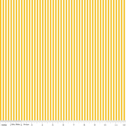 Stripe 1/8" Mustard Yardage by Riley Blake Designs