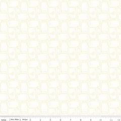 Bee Backgrounds Yellow Canning Jar Yardage by Lori Holt for Riley Blake Designs
