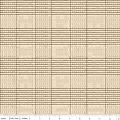 All About Plaids Tan Tweed Yardage by Riley Blake Designs