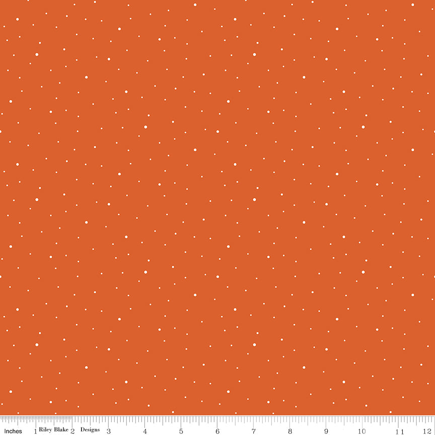 Dapple Dot Autumn Yardage by the RBD Designers for Riley Blake Designs