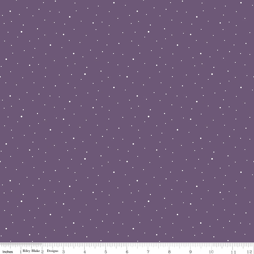 Dapple Dot Grape Yardage by the RBD Designers for Riley Blake Designs