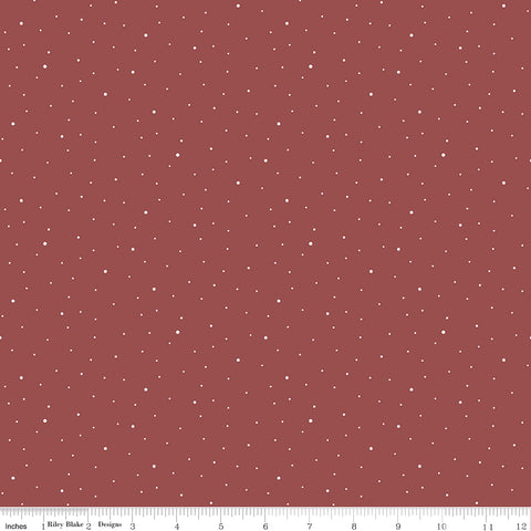 Dapple Dot Marsala Yardage by the RBD Designers for Riley Blake Designs