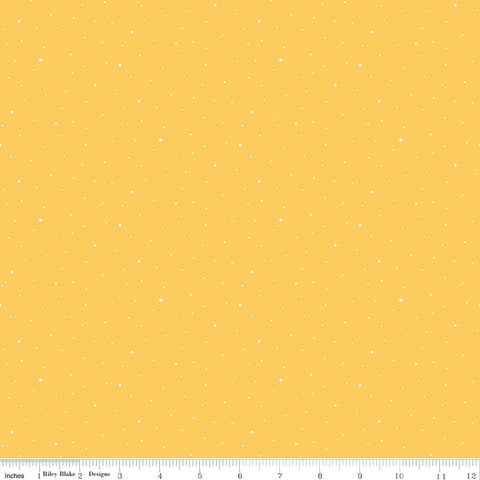 Dapple Dot Yellow Yardage by the RBD Designers for Riley Blake Designs