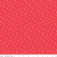 Seasonal Basics Red Hearts Yardage by Riley Blake Designs