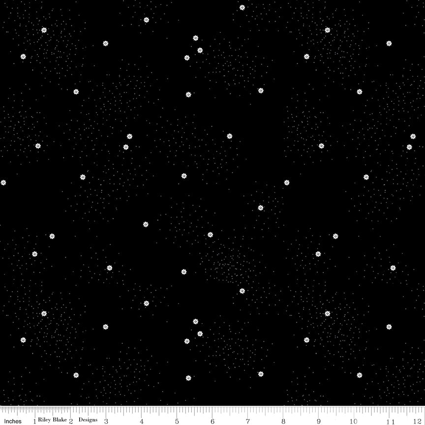 Dainty Daisy Licorice Yardage by Beverly McCullough for Riley Blake Designs