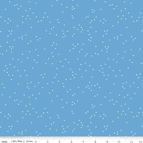 Blossom Medium Blue Yardage by Christopher Thompson for Riley Blake Designs