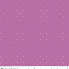 Bee Cross Stitch Plum Yardage by Lori Holt for Riley Blake Designs