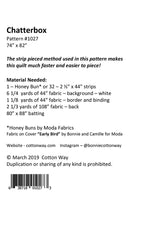 Chatterbox Quilt Pattern by Cotton Way