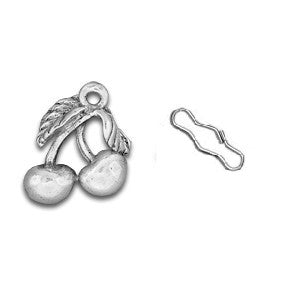 Cherries Zipper Pull or Sewing Charm