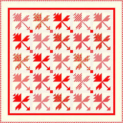 Christmas Flowers Quilt Pattern by Fig Tree & Co.